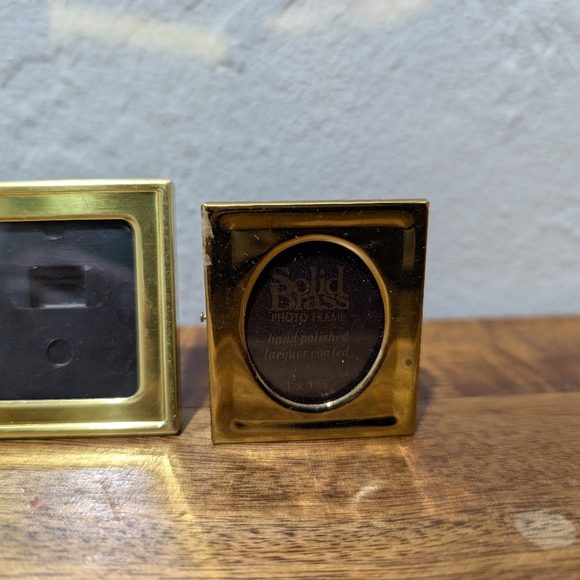 Vintage Tiny Ssilver Metal Flower Miniature Table Top Picture Frame Dollhouse x6 - Picture 2 of 10